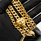 CHANEL COCO LOVE FLAP BAG WITH ADJUSTABLE CHAIN CAVIAR BLACK GHW (MICROCHIP)