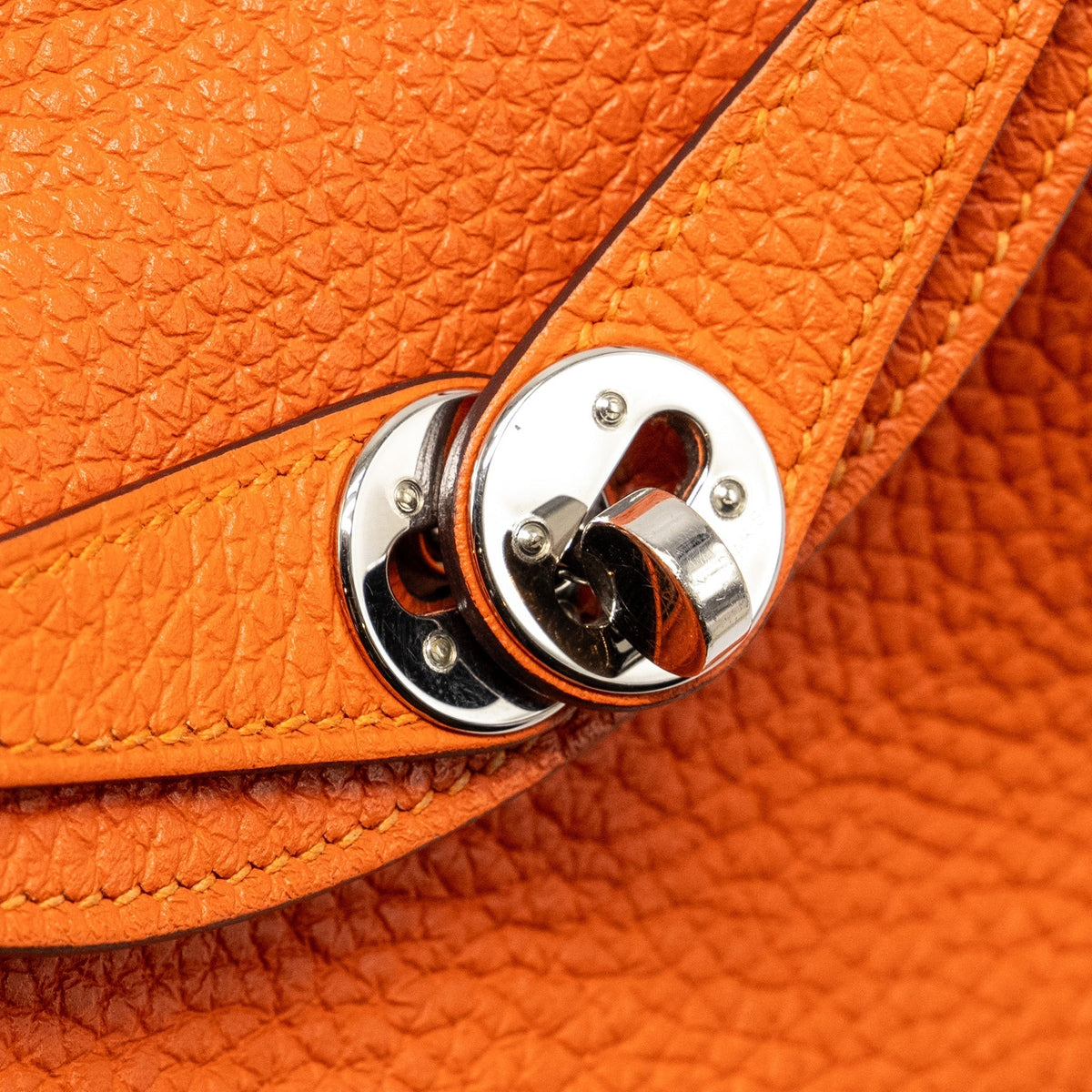 HERMES MINI LINDY CLEMENCE FEU SHW