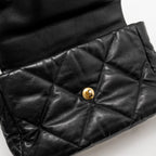CHANEL LARGE 19 BAG GOATSKIN BLACK MULTICOLOUR HARDWARE