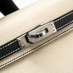 Hermes Mini Kelly II Special Order Epsom Nata/Black SHW