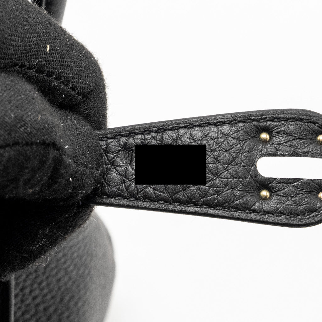 HERMES LINDY 26 CLEMENCE BLACK SHW