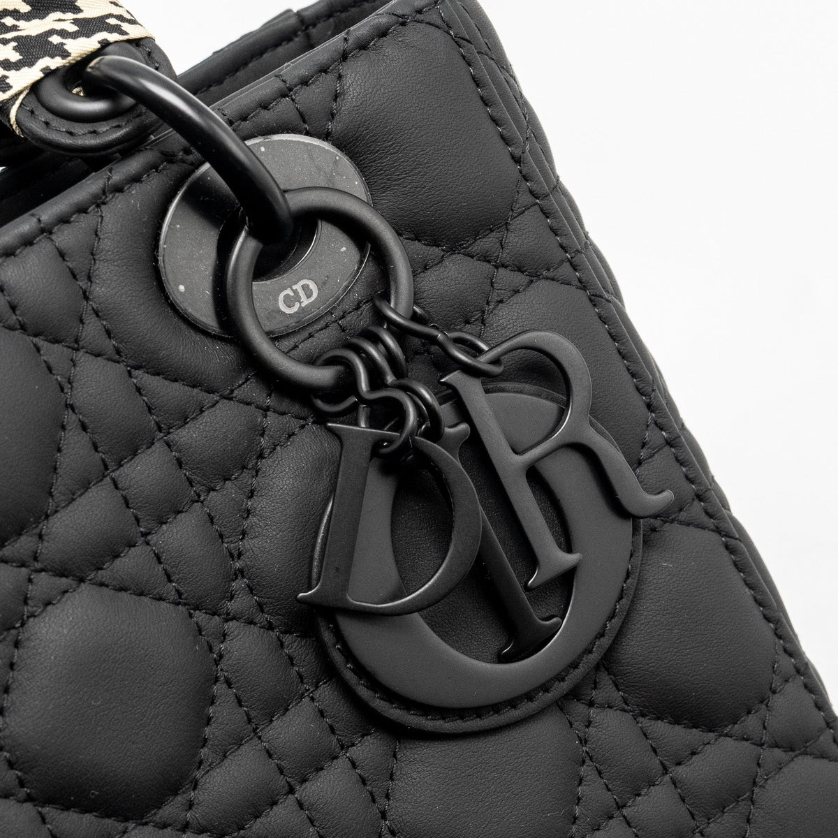 DIOR SMALL MY ABC LADY DIOR CANNAGE CALFSKIN SO BLACK