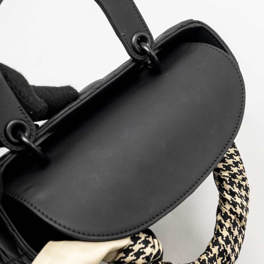 DIOR SMALL MY ABC LADY DIOR CANNAGE CALFSKIN SO BLACK