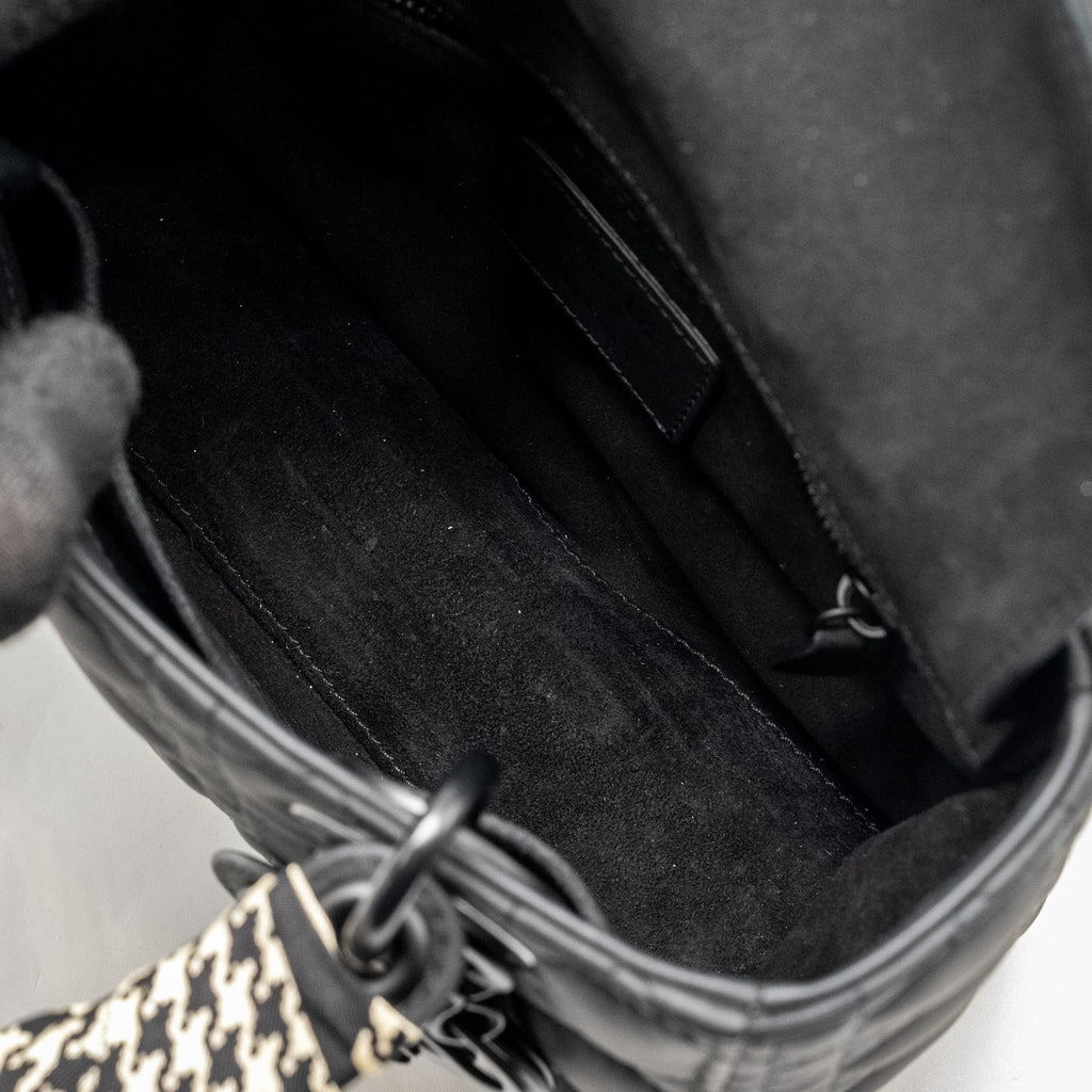 DIOR SMALL MY ABC LADY DIOR CANNAGE CALFSKIN SO BLACK