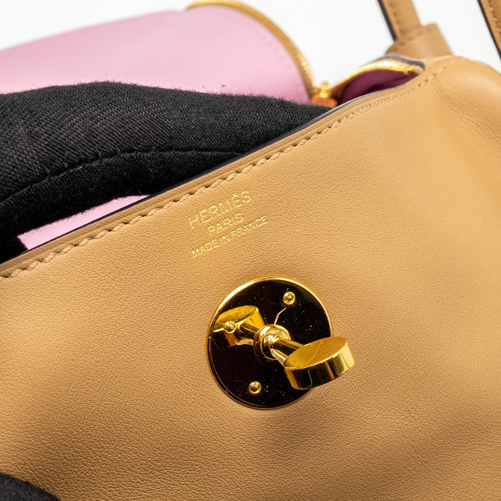 Hermes Lindy 26 Swift Chai / Mauve Sylvestre GHW