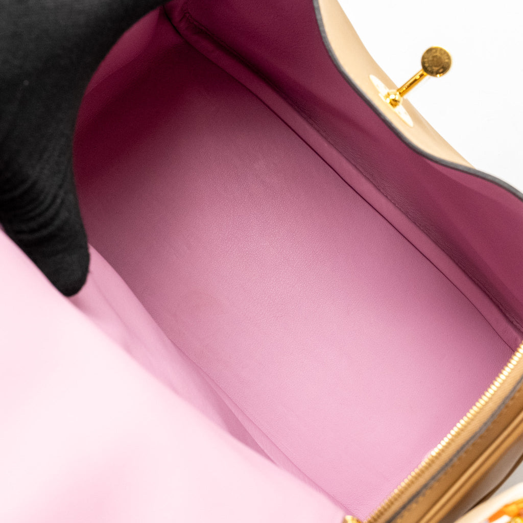 Hermes Lindy 26 Swift Chai / Mauve Sylvestre GHW