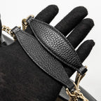GUCCI INTERLOCKING G SOHO TOTE BAG CALFSKIN BLACK GHW