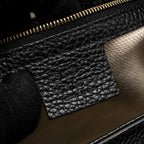 GUCCI INTERLOCKING G SOHO TOTE BAG CALFSKIN BLACK GHW