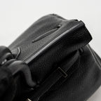 HERMES BIRKIN 30 CLEMENCE BLACK SHW