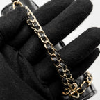 CHANEL TOP HANDLE MINI FLAP BAG WITH CHAIN CAVIAR BLACK LGHW (MICROCHIP)