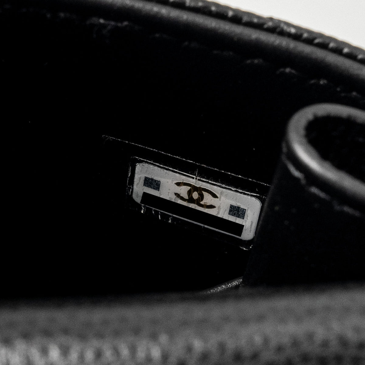 CHANEL TOP HANDLE MINI FLAP BAG WITH CHAIN CAVIAR BLACK LGHW (MICROCHIP)