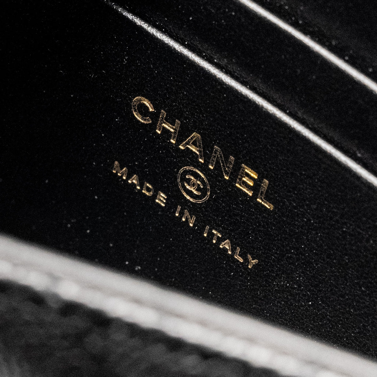 CHANEL TOP HANDLE MINI FLAP BAG WITH CHAIN CAVIAR BLACK LGHW (MICROCHIP)
