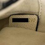 DIOR MINI SADDLE BAG CALFSKIN WHITE GHW