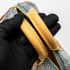 LOUIS VUITTON SPEEDY 18 BANDOULIERE DEMIER DENIM CANVAS GHW