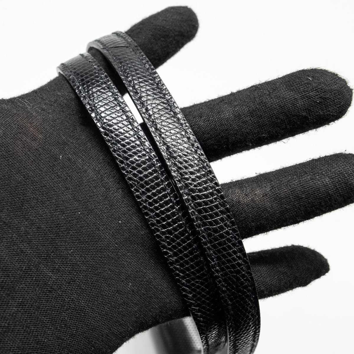 HERMES MINI CONSTANCE LIZARD VARANUS SALVATOR BLACK SHW