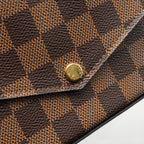 LOUIS VUITTON FELICIE POCHETTE DAMIER EBENE CANVAS GHW