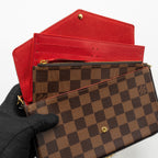 LOUIS VUITTON FELICIE POCHETTE DAMIER EBENE CANVAS GHW