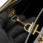 LOUIS VUITTON CITY STEAMER PM GRAINED CALFSKIN BLACK GHW