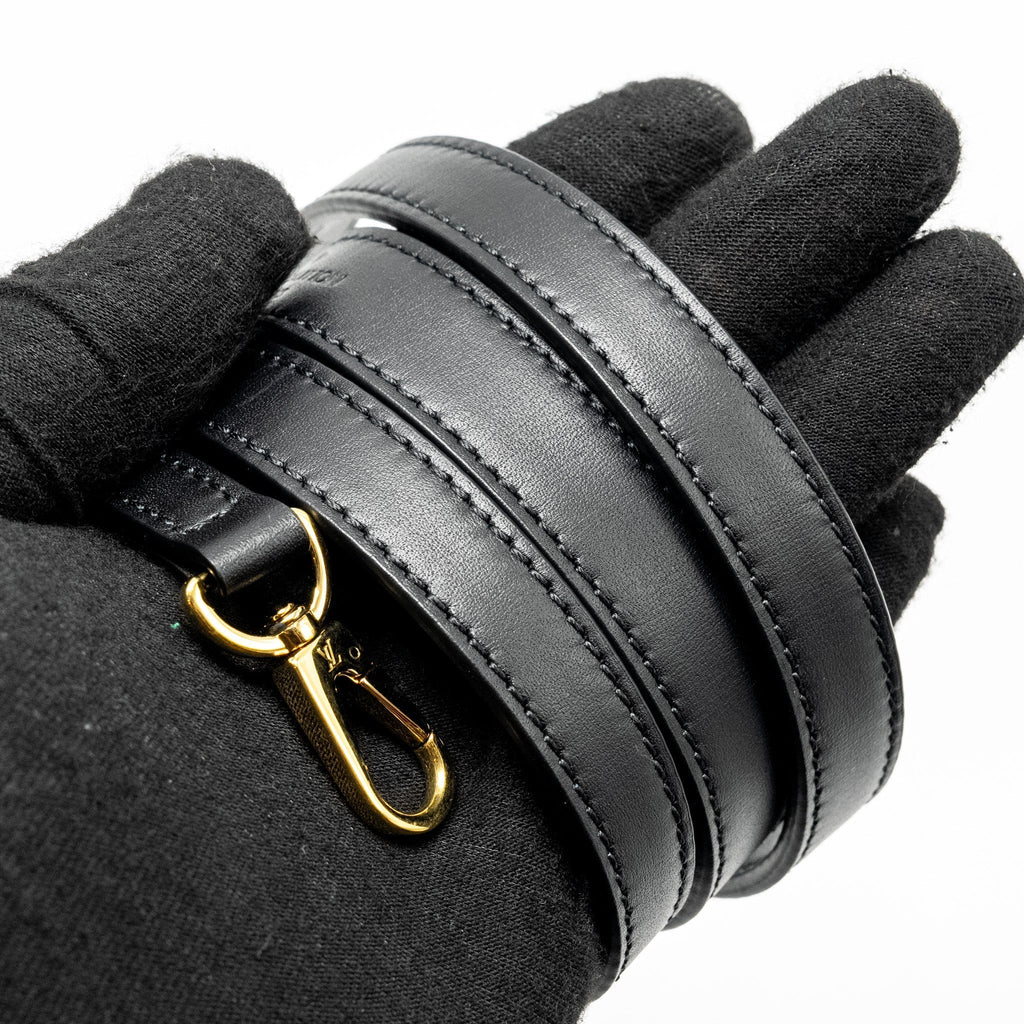 LOUIS VUITTON CITY STEAMER PM GRAINED CALFSKIN BLACK GHW