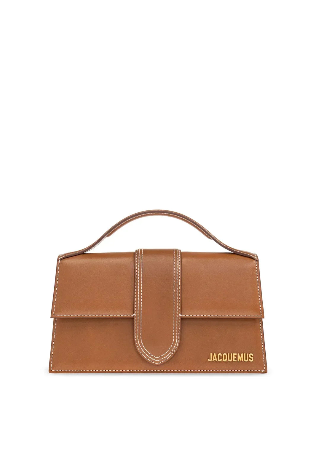 JACQUEMUS BAMBINO BROWN LARGE TOTE BAG
