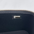 CHANEL 21K TOP HANDLE RECTANGULAR VANITY WITH CHAIN BLACK LGHW