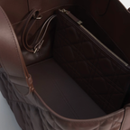 DIOR MEDIUM DIOR TOUJOURS TOTE BAG CALFSKIN CHOCOLATE BROWN