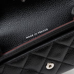 CHANEL CLASSIC FLAP CARD HOLDER CAVIAR BLACK SHW (HOLOGRAM)